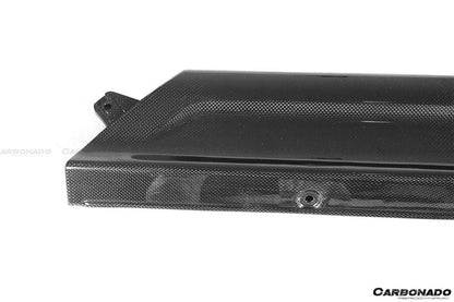 2015-2023 Ferrari 488 GTB/488 PISTA/F8 Dry Carbon Fiber Inner Underscreen panel Replacemnt - Carbonado Aero