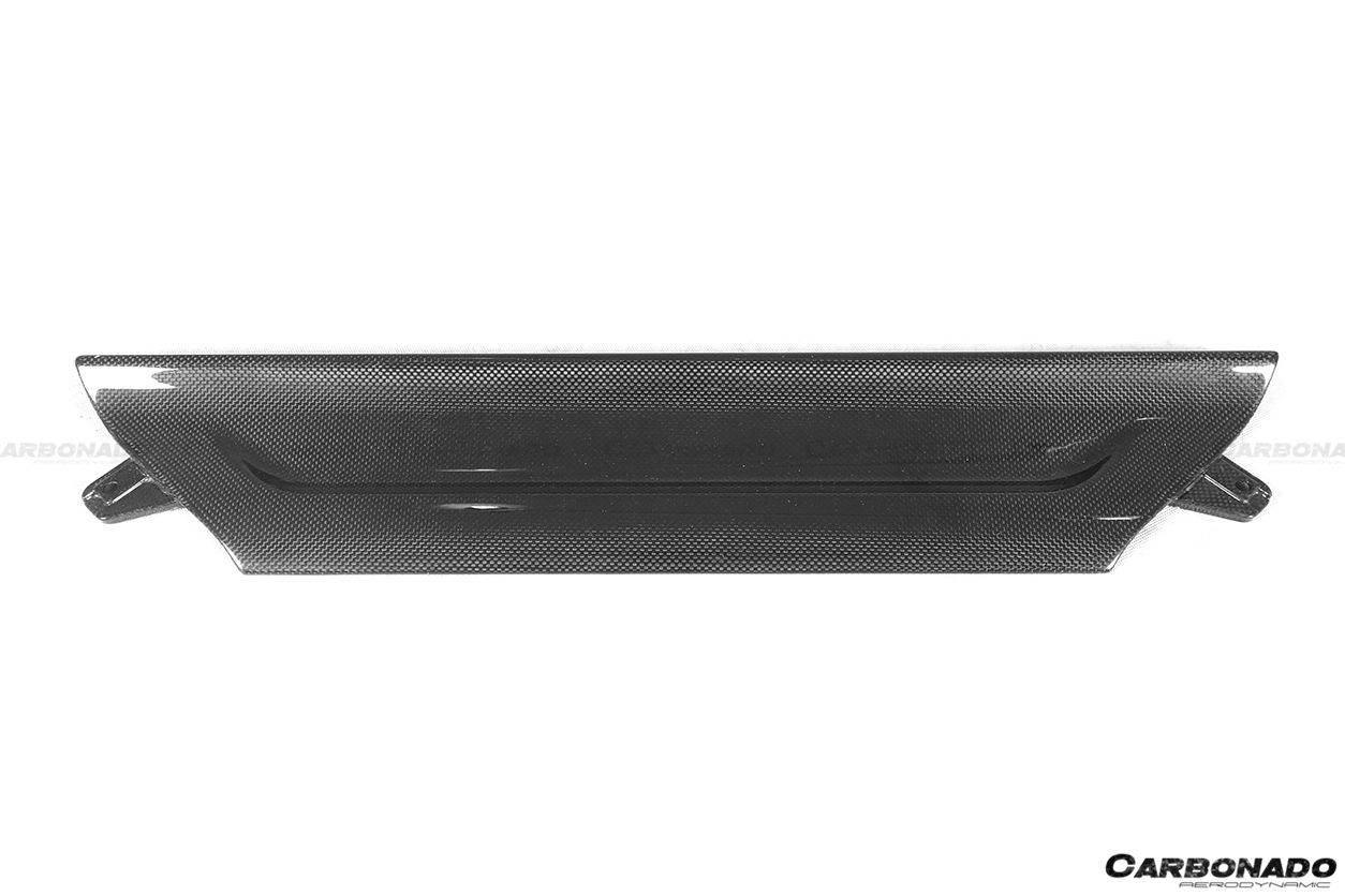 2015-2023 Ferrari 488 GTB/488 PISTA/F8 Dry Carbon Fiber Inner Underscreen panel Replacemnt - Carbonado Aero