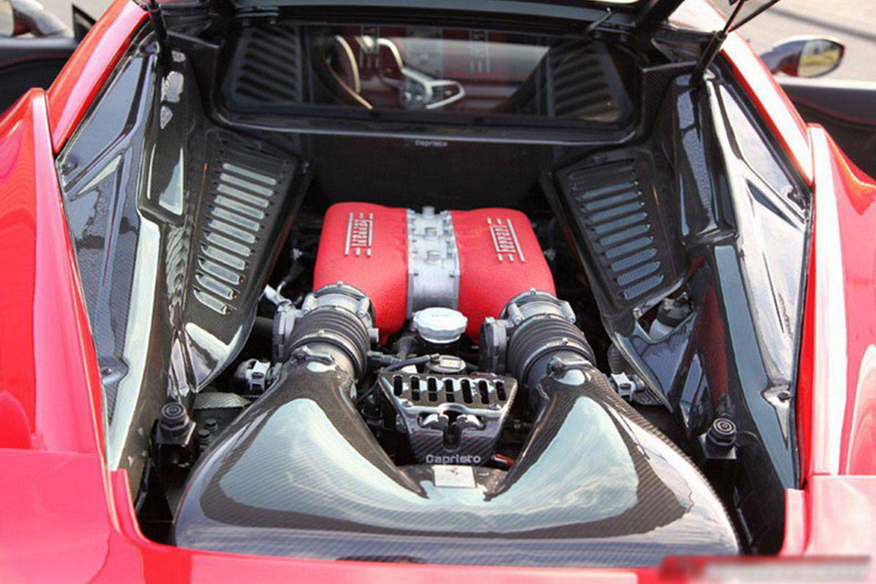 2010-2015 Ferrari 458 Coupe & Spider OE Style DRY Carbon Fiber Airbox - Carbonado