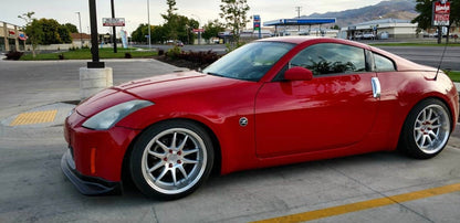 Aodhan DS02 Silver w/Machined Face - 18x8.5 +35 / 18x10.5 +22 5x114.3 (Staggered Set of 4)