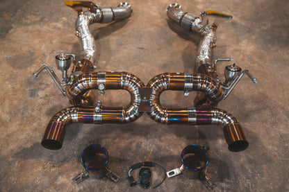 Valvetronic Design Ferrari F8 Valved Sport Exhaust System