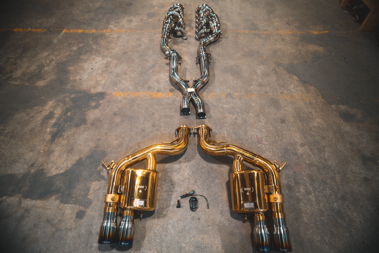 Valvetronic Design Ferrari 599 RACE F1 Valved Exhaust system