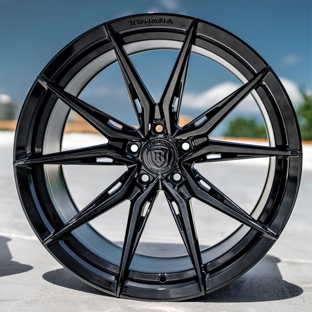 Rohana RFX13 20x9 ET35 Gloss Black 5x112 – (Square Set of 4)