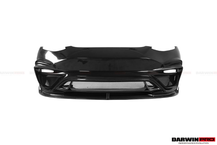 2017-2023 Tesla Model 3 IMP Performance Partial Carbon Fiber Front Bumper - DarwinPRO Aerodynamics