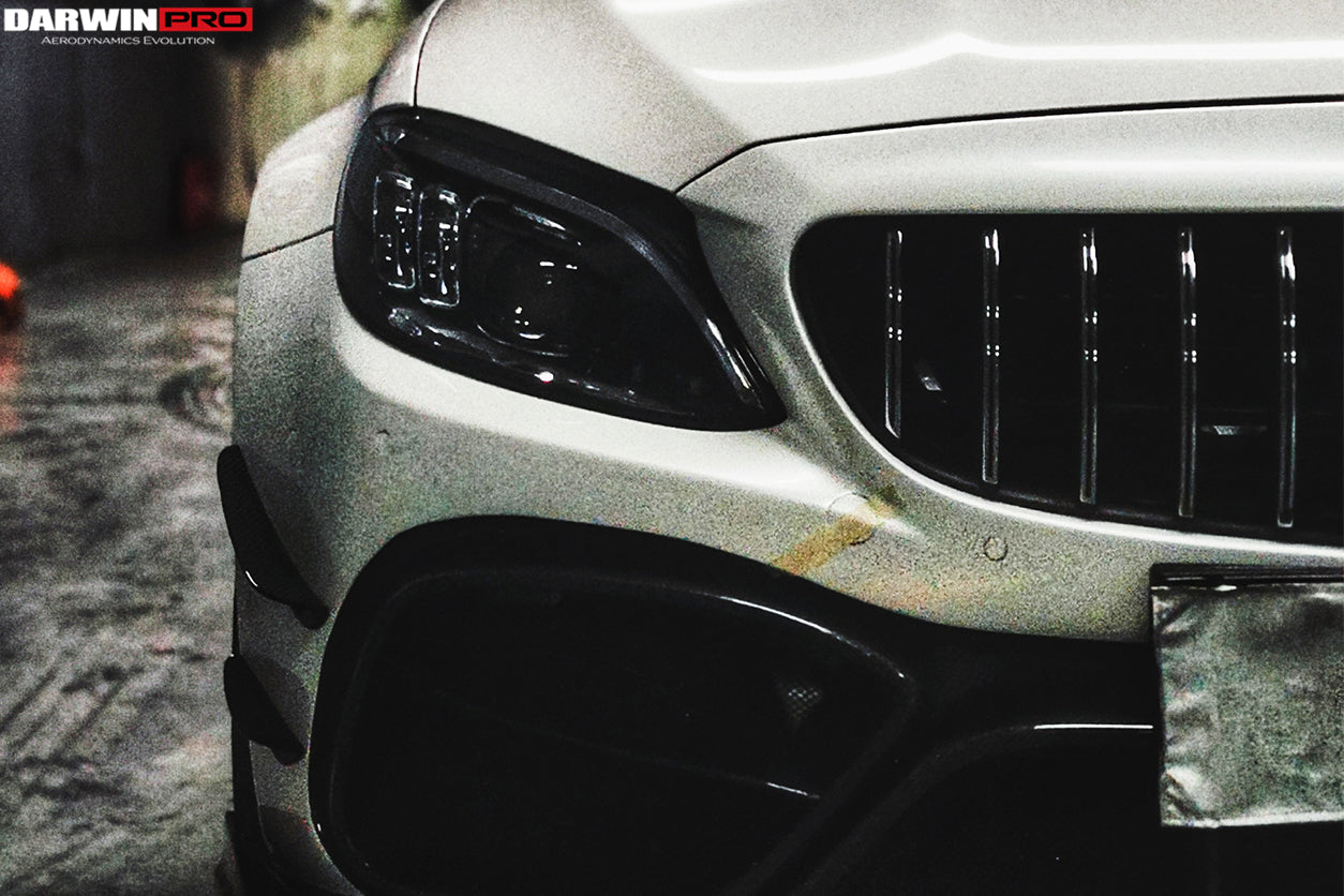 2015-2021 Mercedes Benz W205 C63/S AMG Coupe IMP Performance Partial Carbon Fiber Front Bumper - DarwinPRO Aerodynamics