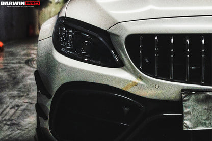 2015-2021 Mercedes Benz W205 C63/S AMG Coupe IMP Performance Partial Carbon Fiber Front Bumper - DarwinPRO Aerodynamics