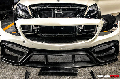2015-2021 Mercedes Benz W205 C63/S AMG Coupe IMP Performance Partial Carbon Fiber Front Bumper - DarwinPRO Aerodynamics
