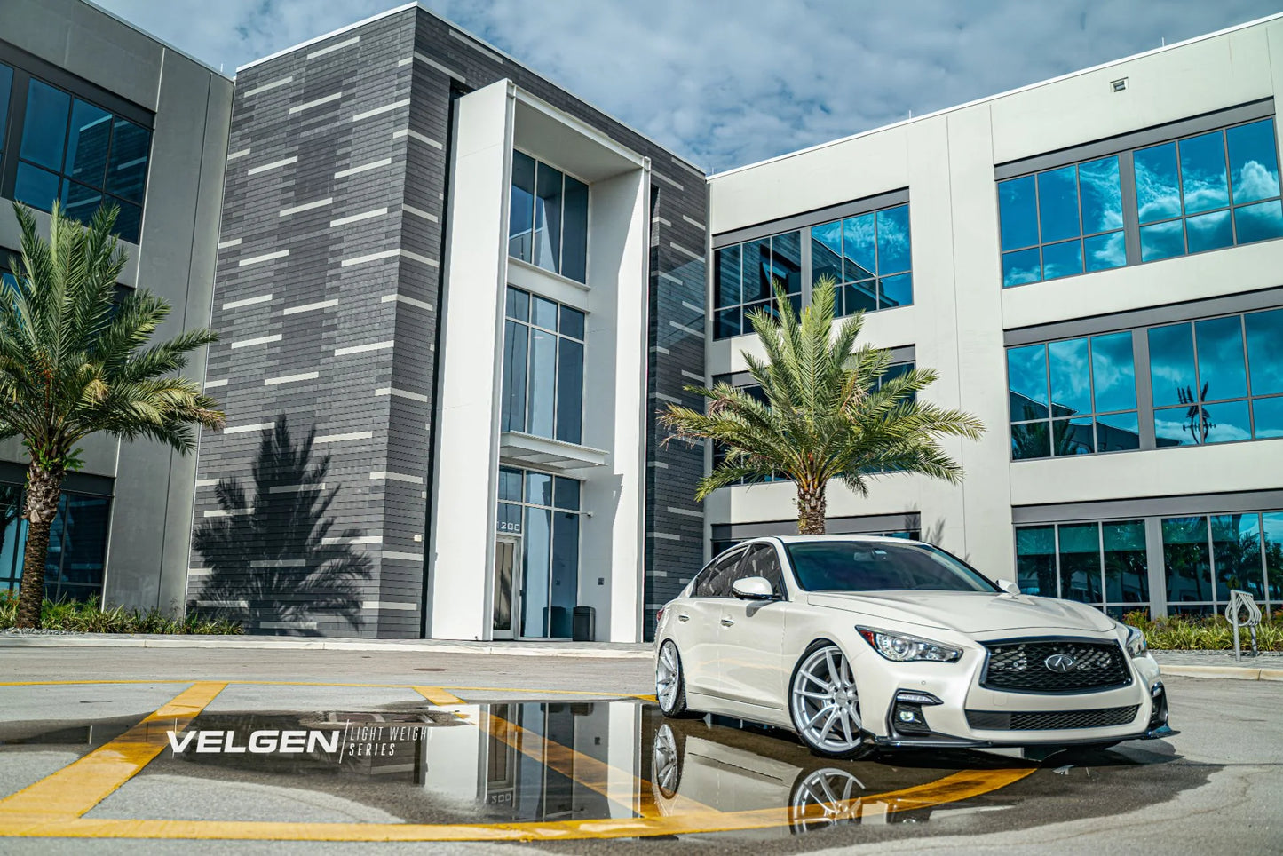 20" Velgen VF5 Gloss Silver 5x114.3 ( Staggered Set ) ( Set of 4 )