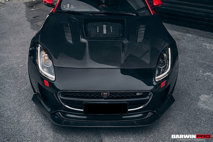 2013-2017 Jaguar F-Type Coupe/Convertible IMP Performance Partial Carbon Fiber Front Bumper w/ Lip - DarwinPRO Aerodynamics