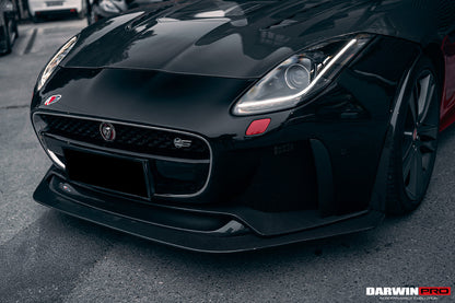 2013-2017 Jaguar F-Type Coupe/Convertible IMP Performance Partial Carbon Fiber Front Bumper w/ Lip - DarwinPRO Aerodynamics