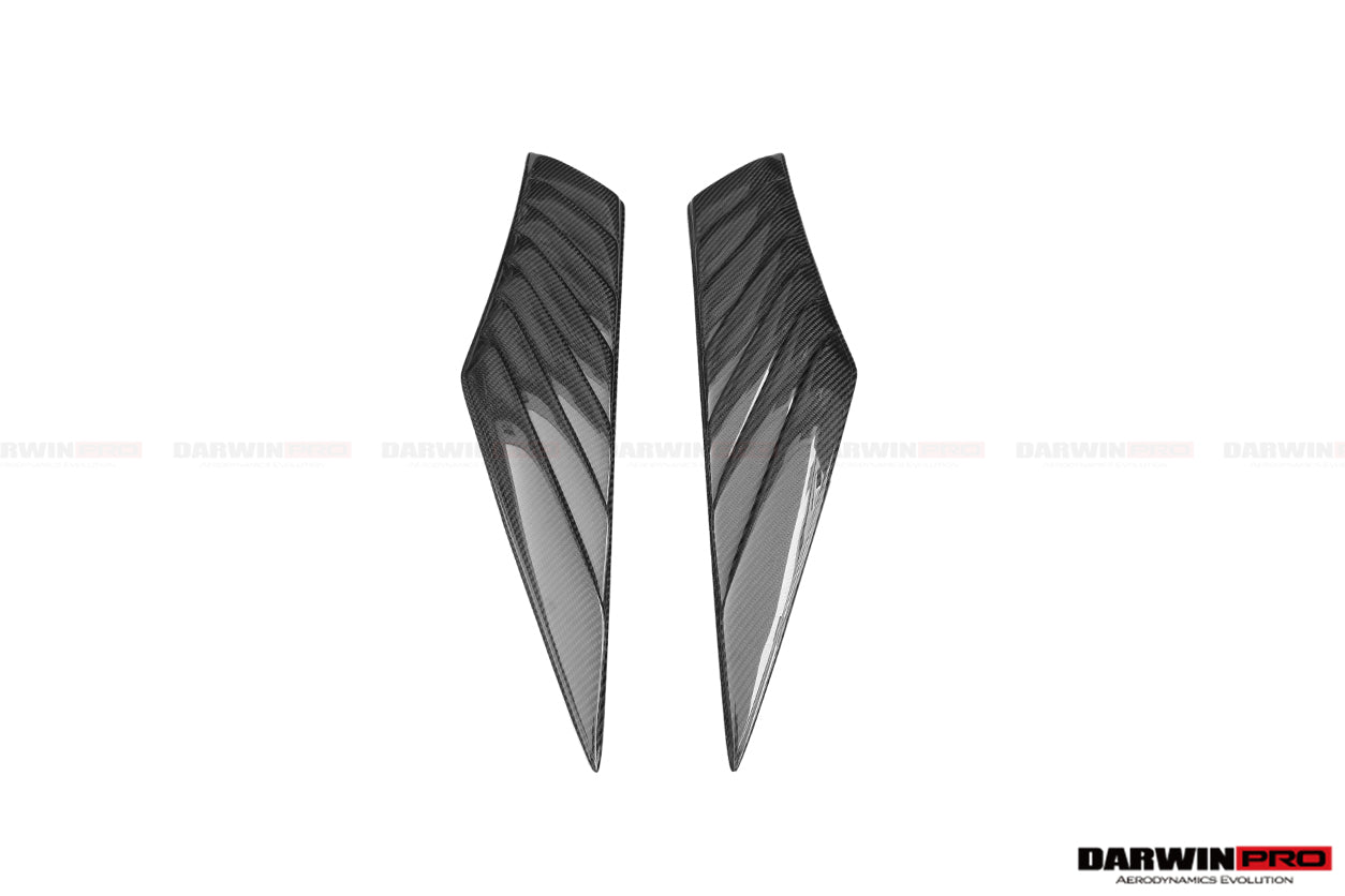 2014-2018 BMW i8 BZK Carbon Fiber Front Fender Vents - DarwinPRO Aerodynamics