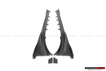 2014-2018 BMW i8 BZK Carbon Fiber Side Skirts - DarwinPRO Aerodynamics
