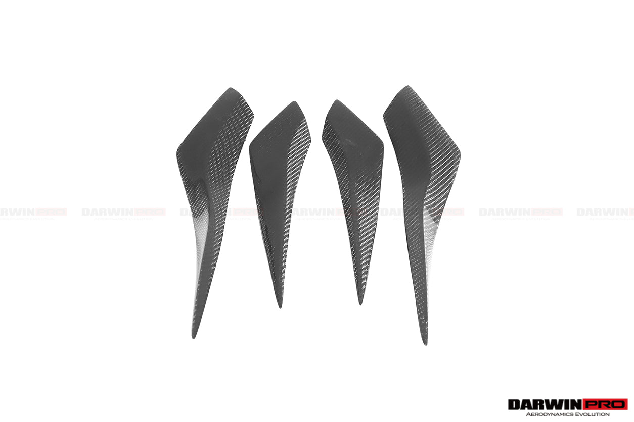2014-2018 BMW i8 BZK Carbon Fiber Front Canards - DarwinPRO Aerodynamics