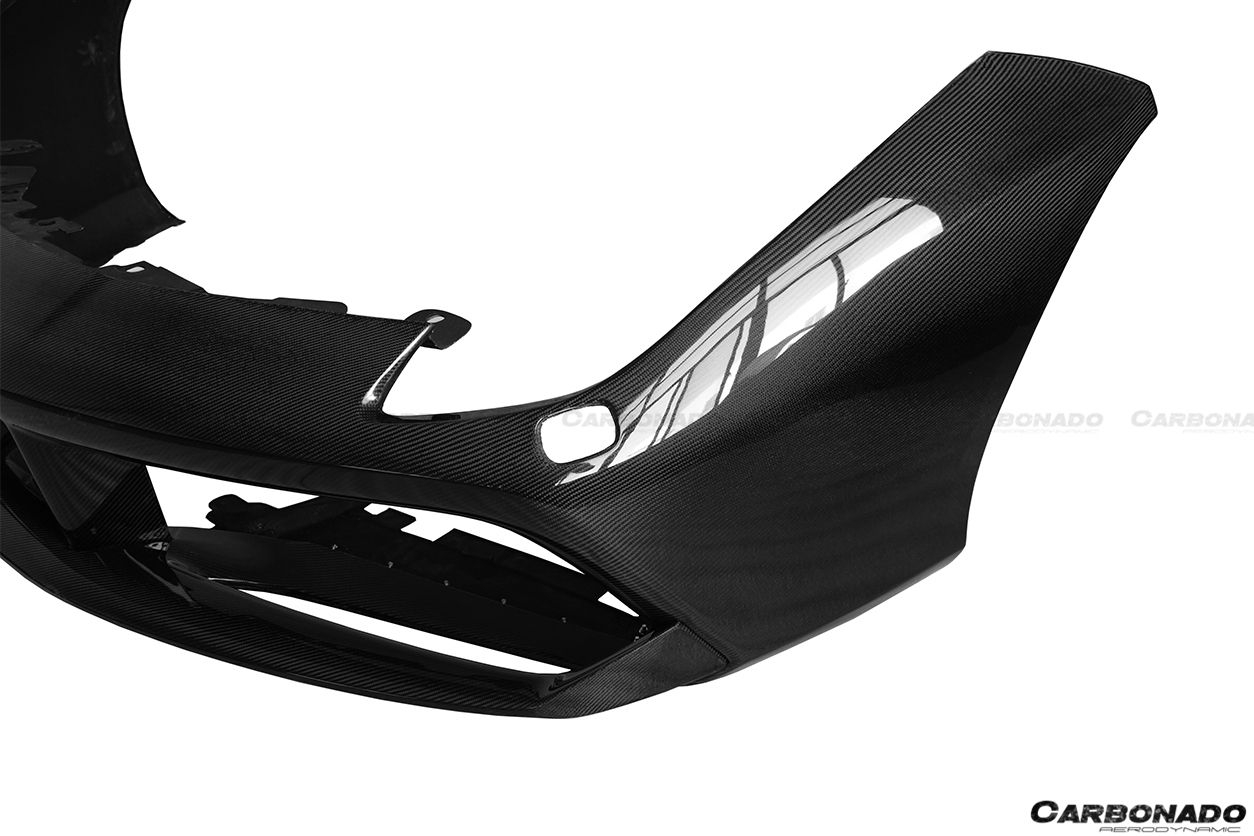 2015-2020 Ferrari 488 GTB Spyder OE Style Carbon Fiber Front Bumper - Carbonado Aero