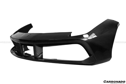 2015-2020 Ferrari 488 GTB Spyder OE Style Carbon Fiber Front Bumper - Carbonado Aero
