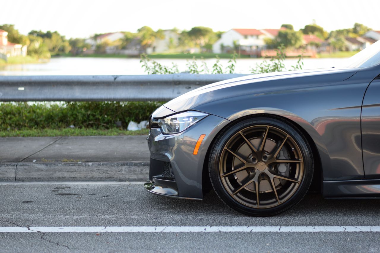 Aodhan AFF7 Matte Bronze - 19x8.5 +35 / 19x9.5 +35 5x114.3 (Staggered Set of 4)