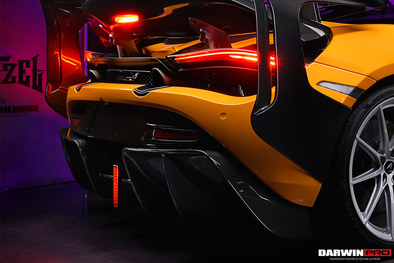2017-2021 McLaren 720s Se²NWBII Style Carbon Fiber Rear Diffuser - DarwinPRO Aerodynamics
