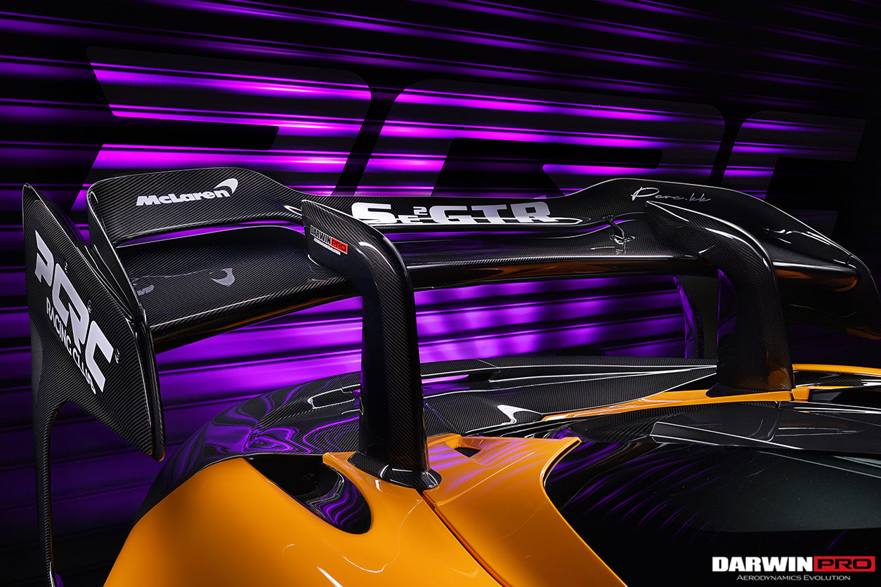 2017-2022 McLaren 720s Se²GTR Style Carbon Fiber Trunk Wing - DarwinPRO Aerodynamics