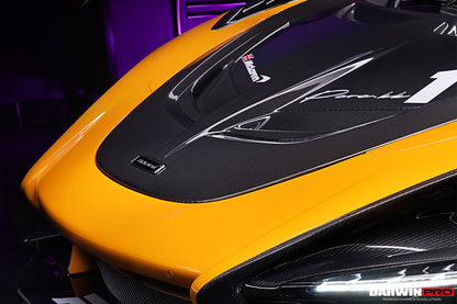 2017-2021 McLaren 720s Se²NWB Style Carbon Fiber Hood - DarwinPRO Aerodynamics