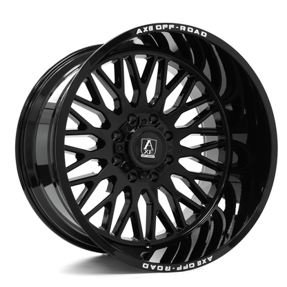 AXE WHEELS KRATOS GLOSS BLACK 24x14 ET-76 8x170 (Square Set of 4)