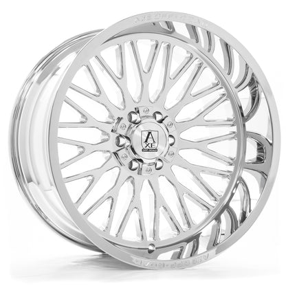 AXE WHEELS KRATOS CHROME 24x14 ET-76 8x165 (Square Set of 4)