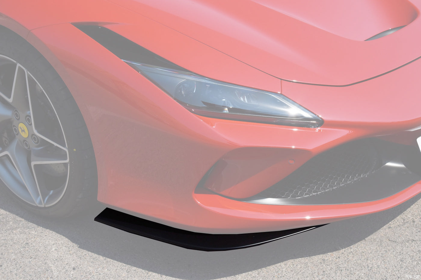 2019-2023 Ferrari F8 OE Style Autoclave Carbon Fiber Front Bumper Side Splitter - DarwinPRO Aerodynamics