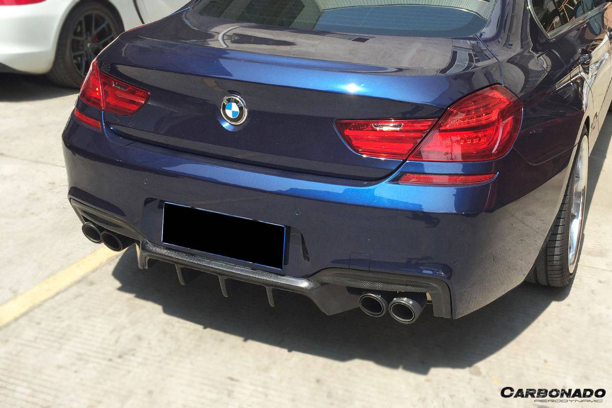 2011-2018 BMW 6 Series F06 F12 F13 M-Sport VRS Style Carbon Fiber Rear Lip (MT ONLY) - Carbonado Aero