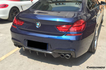 2011-2018 BMW 6 Series F06 F12 F13 M-Sport VRS Style Carbon Fiber Rear Lip (MT ONLY) - Carbonado Aero