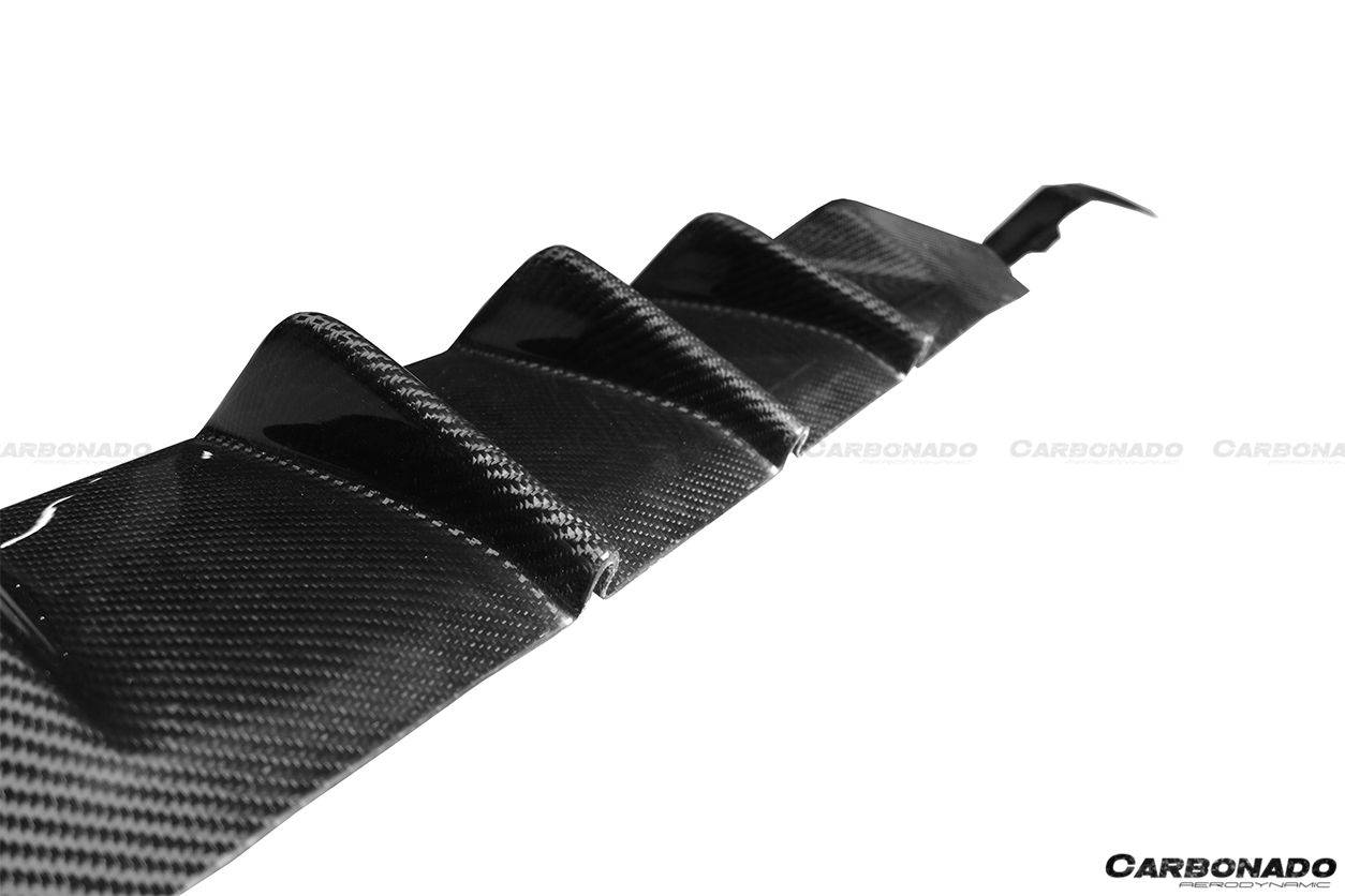 2011-2018 BMW 6 Series F06 F12 F13 M-Sport VRS Style Carbon Fiber Rear Lip (MT ONLY) - Carbonado Aero