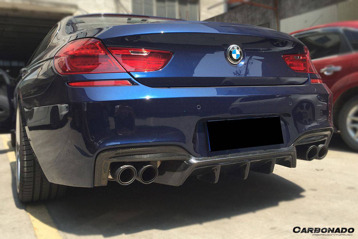 2011-2018 BMW 6 Series F06 F12 F13 M-Sport VRS Style Carbon Fiber Rear Lip (MT ONLY) - Carbonado Aero