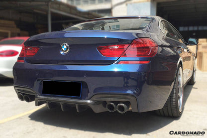 2011-2018 BMW 6 Series F06 F12 F13 M-Sport VRS Style Carbon Fiber Rear Lip (MT ONLY) - Carbonado Aero