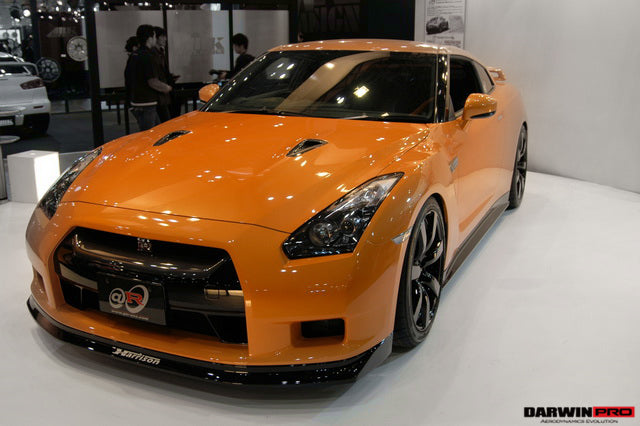 2008-2011 Nissan GTR R35 CBA ZEL Style Carbon Fiber Front Lip - DarwinPRO Aerodynamics