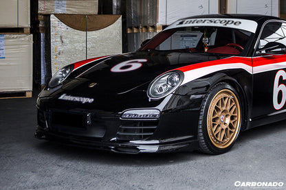 2009-2012 Porsche 911 997.2 Carrera/S/4S EM Style Front Lip - Carbonado