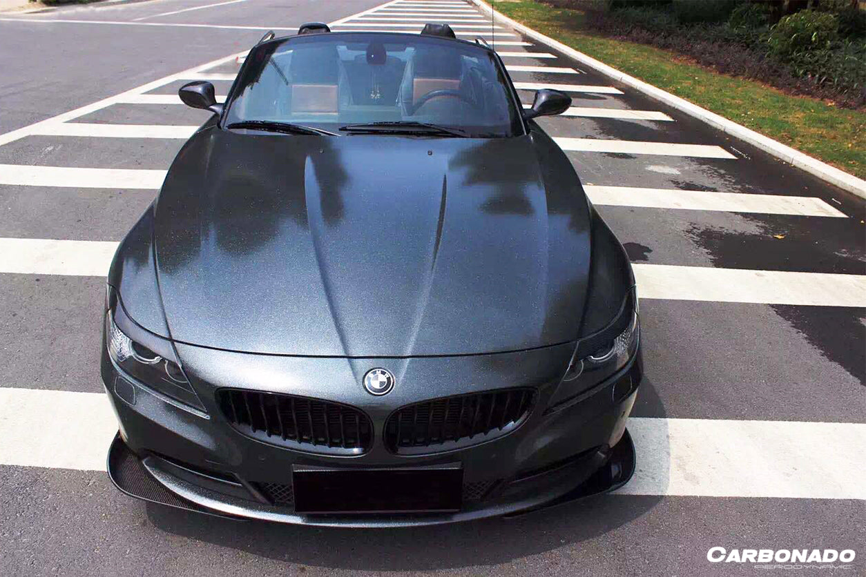 2009-2016 BMW Z4 E89 DP Style Carbon Fiber Front Bumper Splitter - Carbonado