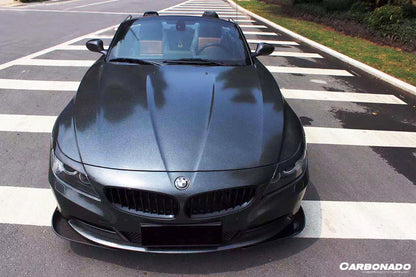 2009-2016 BMW Z4 E89 DP Style Carbon Fiber Front Bumper Splitter - Carbonado
