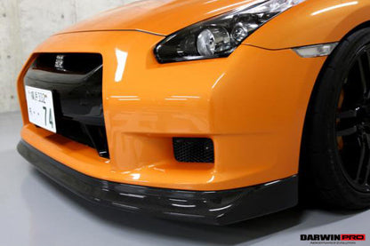 2008-2011 Nissan GTR R35 CBA ZEL Style Carbon Fiber Front Lip - DarwinPRO Aerodynamics