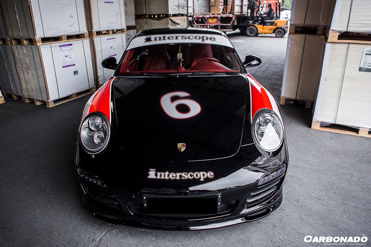 2009-2012 Porsche 911 997.2 Carrera/S/4S EM Style Front Lip - Carbonado