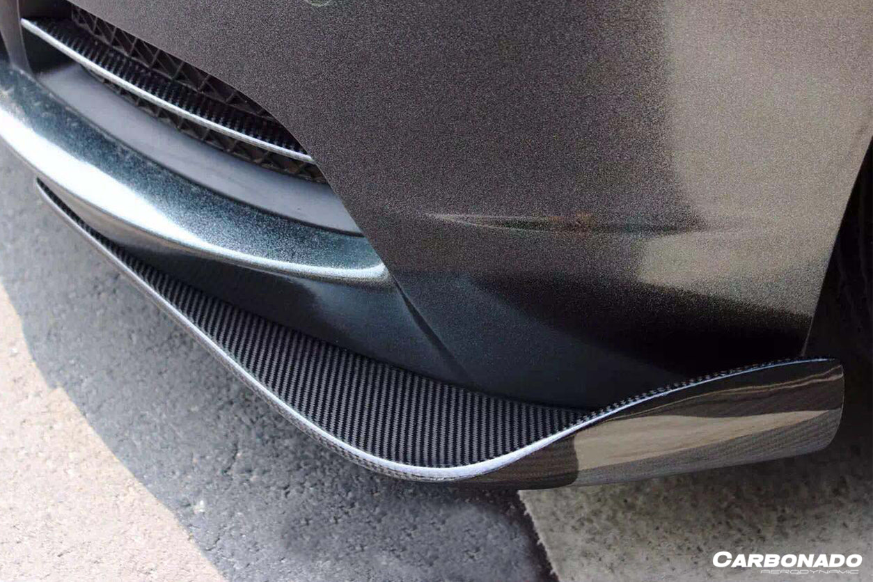 2009-2016 BMW Z4 E89 DP Style Carbon Fiber Front Bumper Splitter - Carbonado
