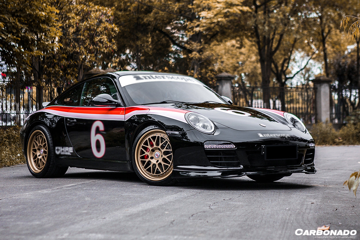 2009-2012 Porsche 911 997.2 Carrera/S/4S EM Style Front Lip - Carbonado