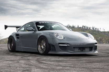 2009-2012 Porsche 911 997.2 TurboS 4S DE Style Auto Full Wide Body Kit - Carbonado