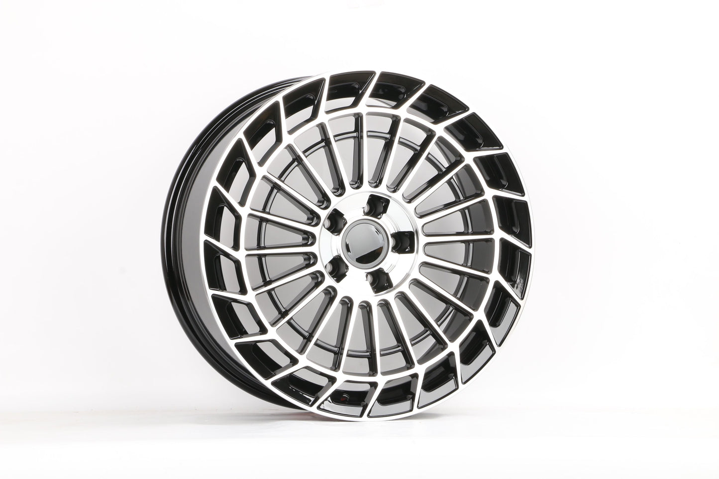 E040 Black Machined Face 19x8.0 ET30 5x114.3 - Square Set (4 Wheels)