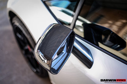 2015-2023 Lamborghini Huracan LP610/LP580/EVO/STO/PERFORMANTE Autoclave Carbon Fiber Mirror Housing Repalcement - DarwinPRO Aerodynamics