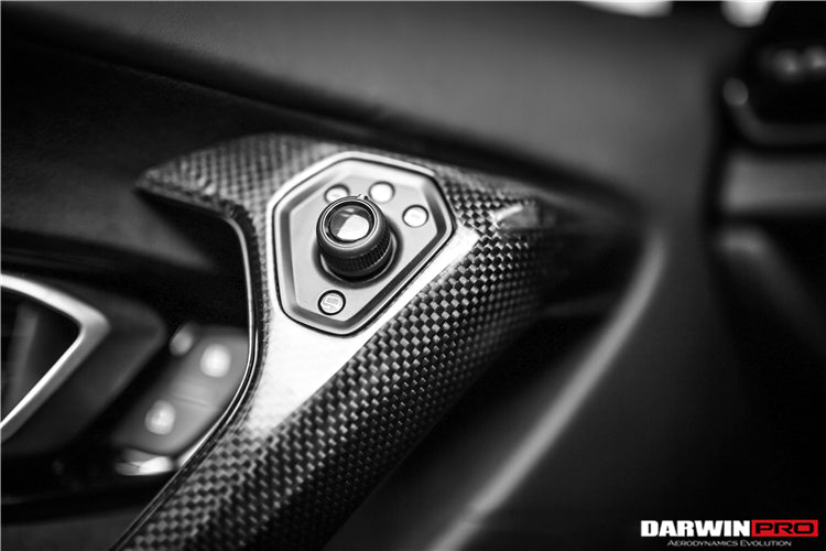 2015-2022 Lamborghini Huracan LP610/LP580 Autoclave Carbon Fiber Door Handle - DarwinPRO Aerodynamics