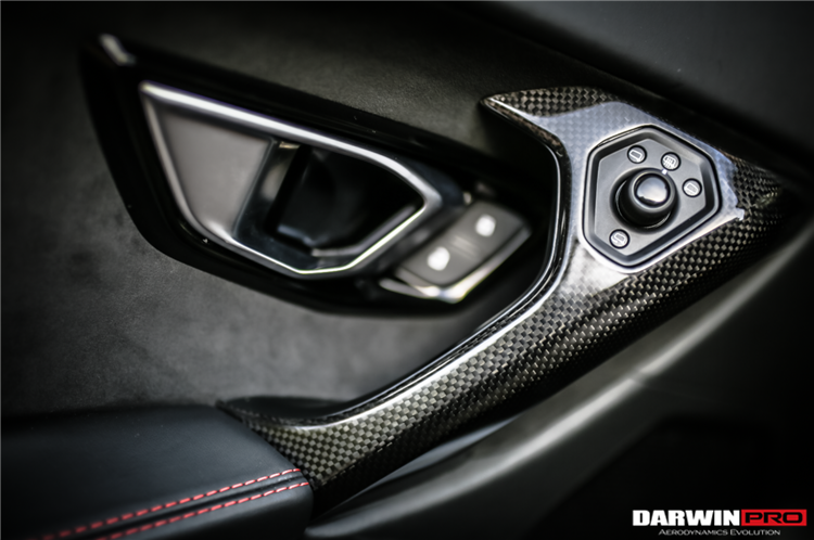 2015-2022 Lamborghini Huracan LP610/LP580 Autoclave Carbon Fiber Door Handle - DarwinPRO Aerodynamics