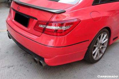2010-2013 Mercedes Benz E Class W207 Coupe LS Style Rear Lip Caps - Carbonado