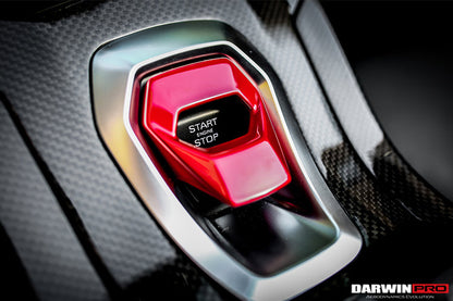 2015-2019 Lamborghini Huracan LP610/LP580 Autoclave Carbon Fiber Center Console Tunnel - DarwinPRO Aerodynamics