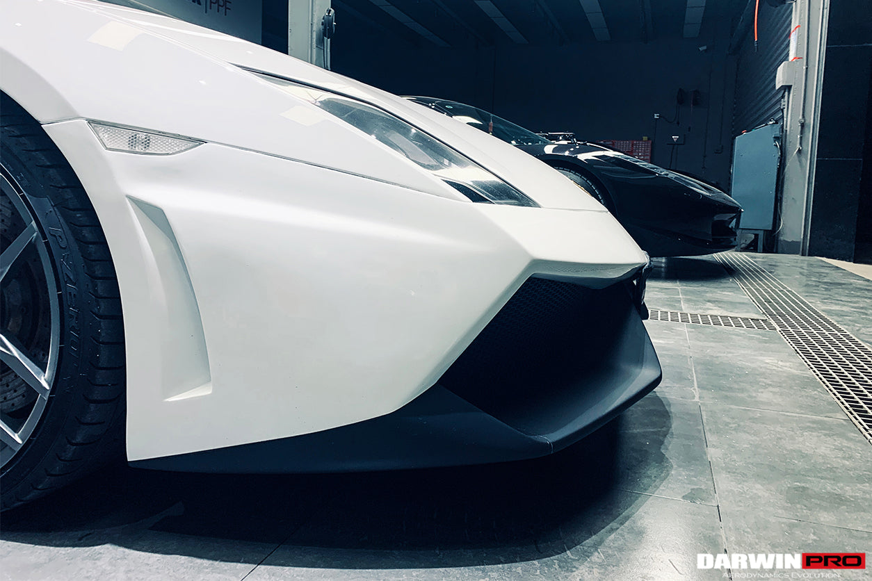 2009-2014 Lamborghini Gallardo LP570 Style Front Bumper - DarwinPRO Aerodynamics