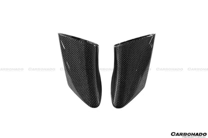 2015-2020 Ferrari 488 GTB Spyder OE Style Carbon Fiber Mirror Repalcement - Carbonado Aero