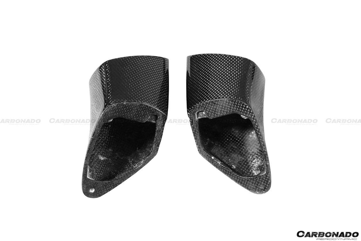 2015-2020 Ferrari 488 GTB Spyder OE Style Carbon Fiber Mirror Repalcement - Carbonado Aero