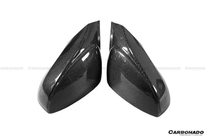 2015-2020 Ferrari 488 GTB Spyder OE Style Carbon Fiber Mirror Repalcement - Carbonado Aero